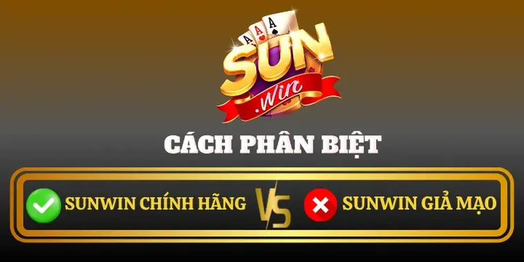 Link chính thức của Sun.win có cấu trúc chuẩn xác, trong khi link giả thường chứa ký tự lạ hoặc tên miền phụ.